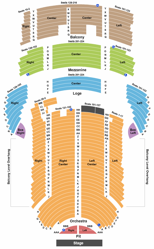 Genesee Theatre Jessica Simpson Seating Chart